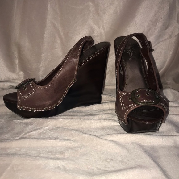 Fergie “Amie” Wooden Wedges, size 10M - Picture 6 of 6